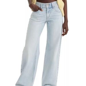 Levi's Light Blue Wide-Leg Jeans